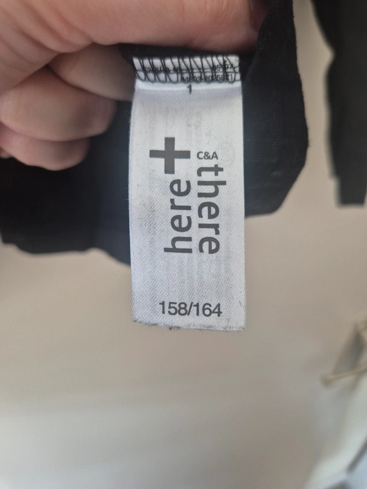 C&A Here & There kerstshirt zwart met kerstman print maat 158/164 – photo 5